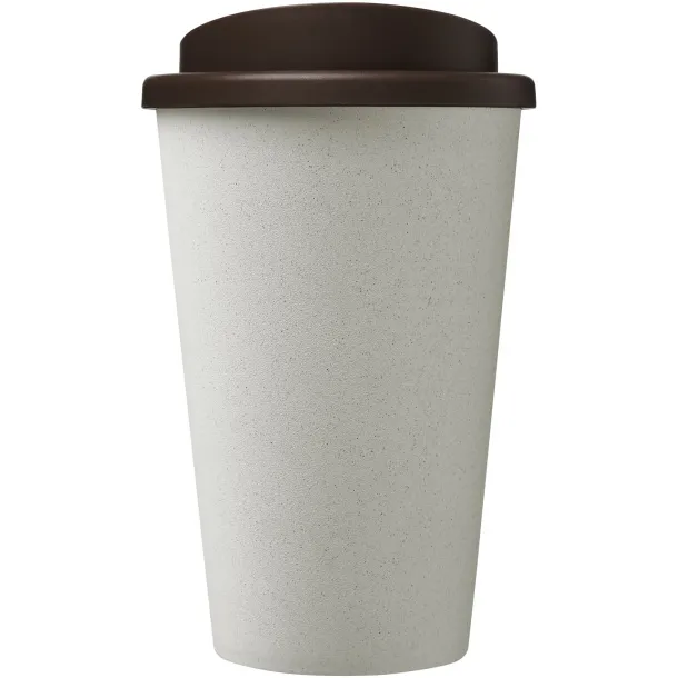 Americano Eco 350 ml recycled tumbler - Unbranded White Brown