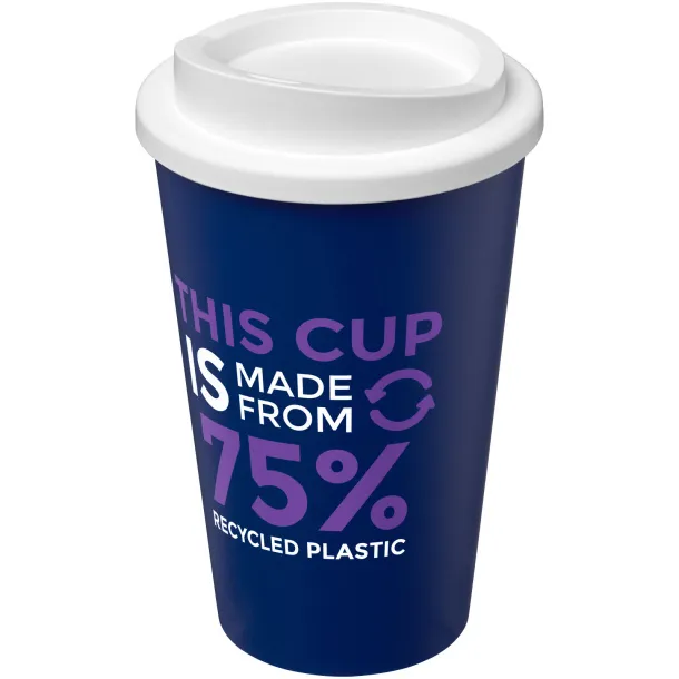 Americano Eco 350 ml recycled tumbler Blue White