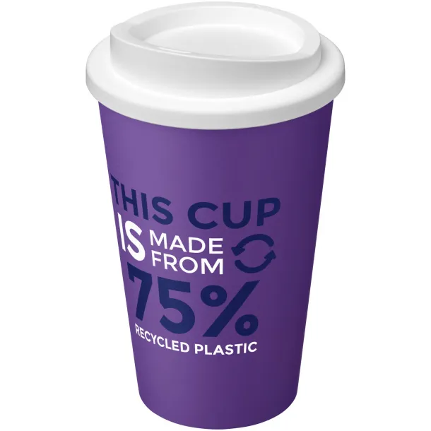 Americano Eco 350 ml recycled tumbler Purple White