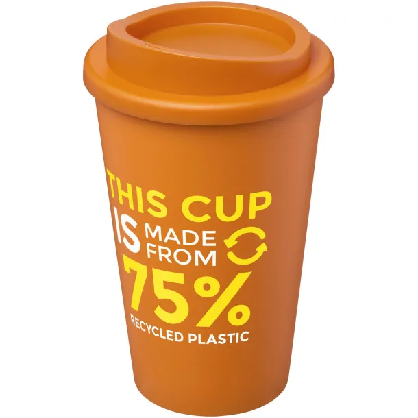 Americano Eco 350 ml recycled tumbler Orange