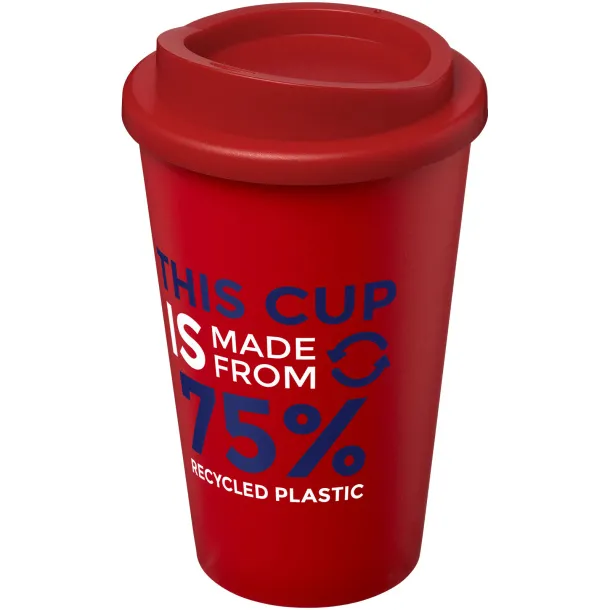 Americano Eco 350 ml recycled tumbler Red