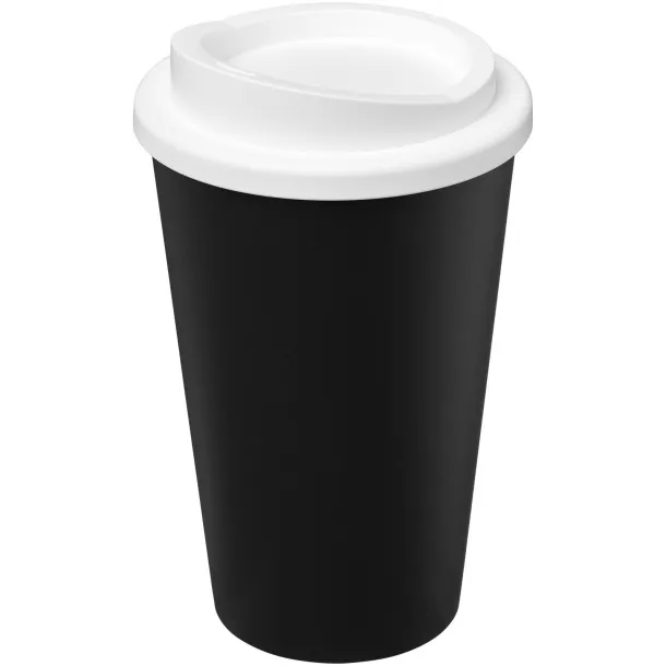 Americano Eco 350 ml recycled tumbler Solid black White