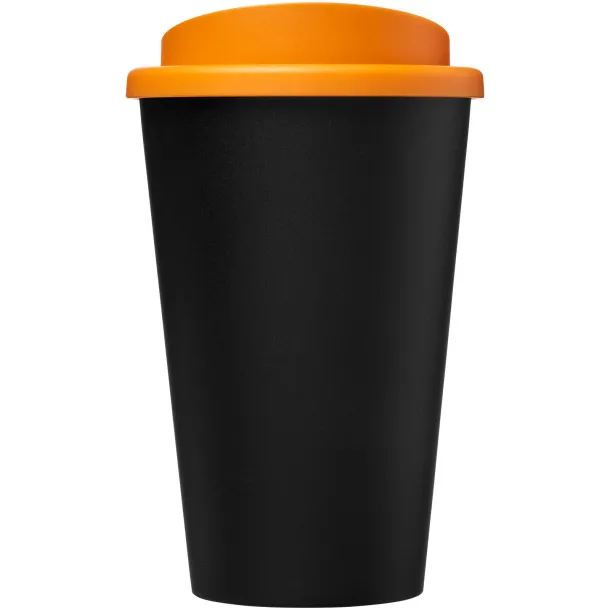 Americano Eco 350 ml recycled tumbler Solid black Orange