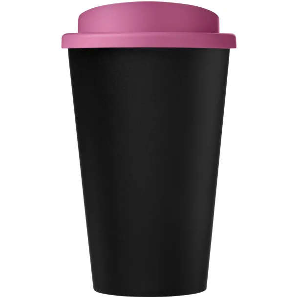 Americano Eco 350 ml recycled tumbler Solid black Transparent pink