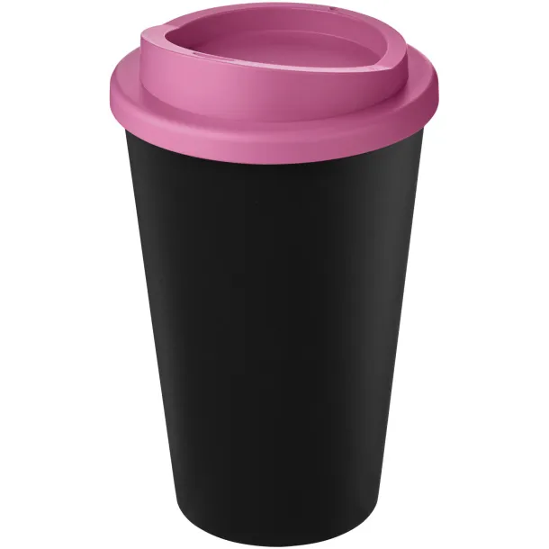 Americano Eco 350 ml recycled tumbler Solid black Transparent pink