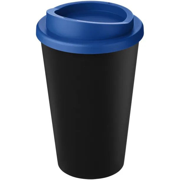 Americano Eco 350 ml recycled tumbler Solid black Mid blue