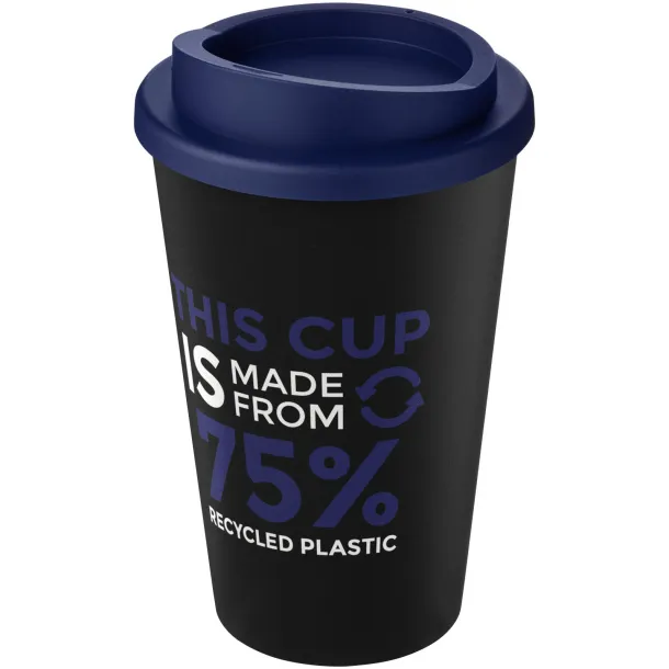 Americano Eco 350 ml recycled tumbler Solid black Blue