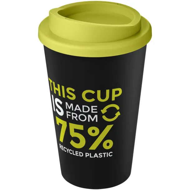 Americano Eco 350 ml recycled tumbler Solid black Lime