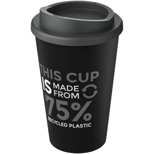 Americano Eco 350 ml recycled tumbler Solid black Grey