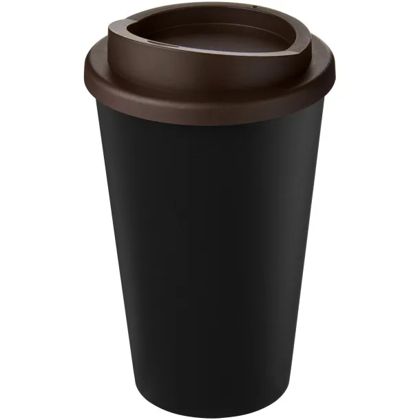 Americano Eco termo šalica od recikliranog materijala, 350 ml Crna Smeđa