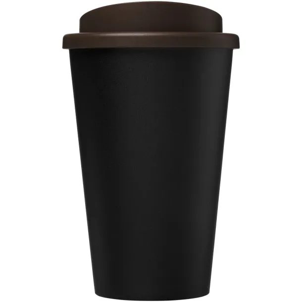 Americano Eco 350 ml recycled tumbler Solid black Brown