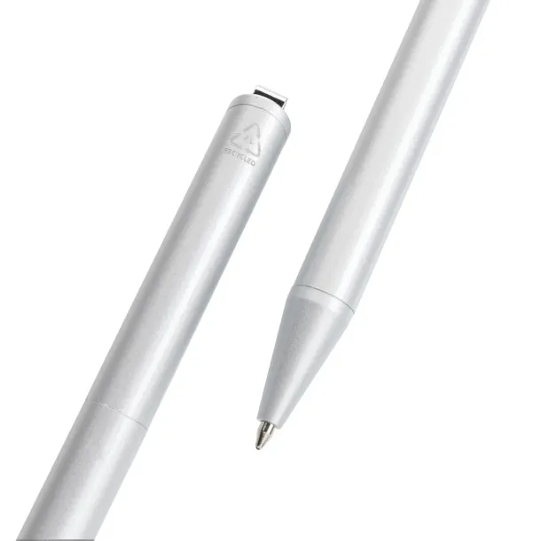  Xavi RCS certified recycled aluminum pen - XD Collection Silver 