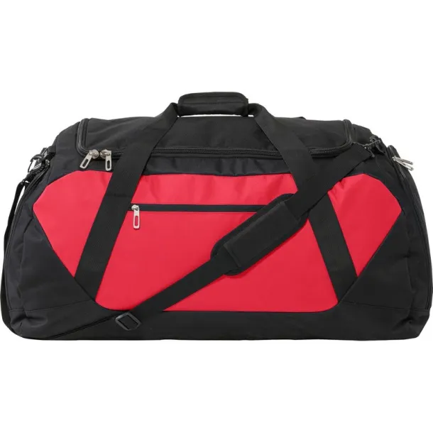  Sports, travel bag black red