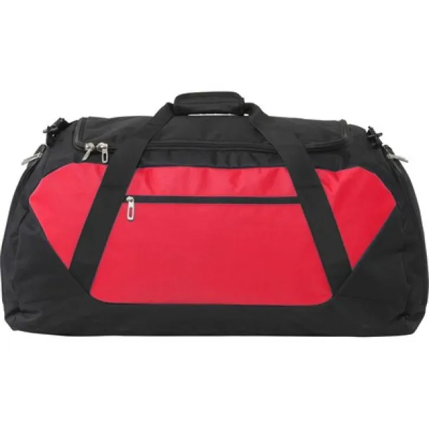  Sports, travel bag black red