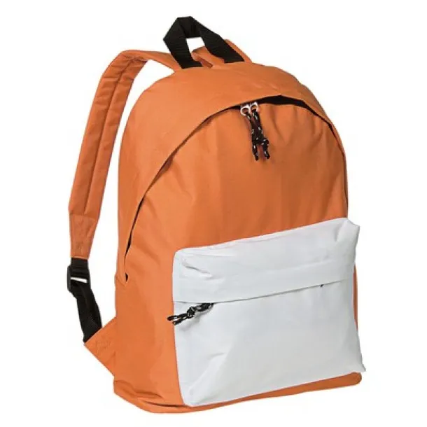  Backpack white orange