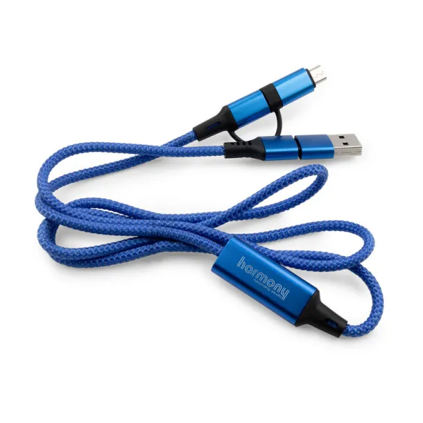 Khyree Charging and synchronization cable navy blue