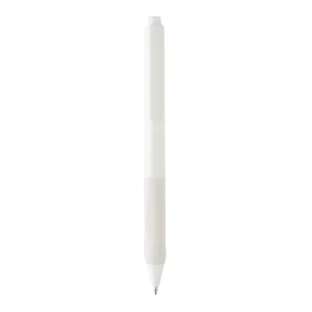  X9 solid pen with silicon grip - XD Collection White 