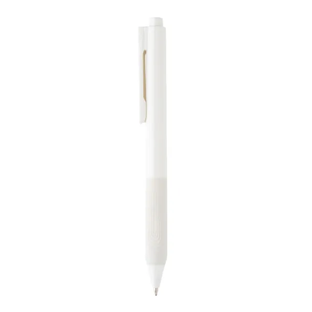  X9 solid pen with silicon grip - XD Collection White 