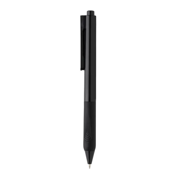  X9 solid pen with silicon grip - XD Collection Black 