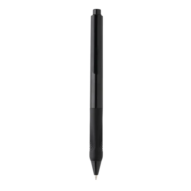  X9 solid pen with silicon grip - XD Collection Black 