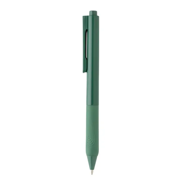  X9 solid pen with silicon grip - XD Collection Green 