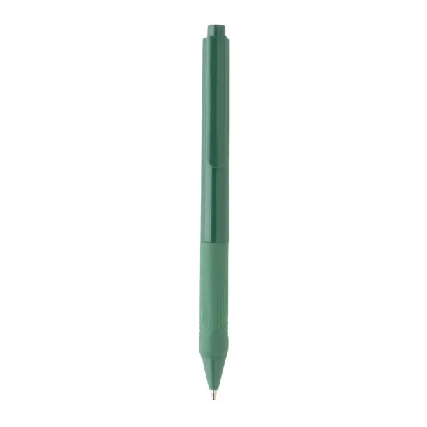  X9 solid pen with silicon grip - XD Collection Green 