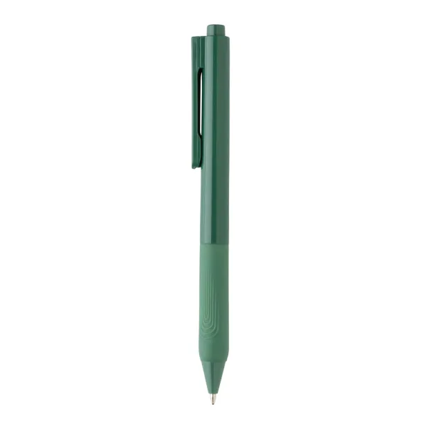  X9 solid pen with silicon grip - XD Collection Green 