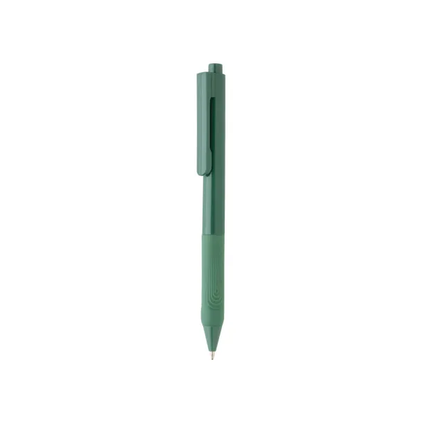  X9 solid pen with silicon grip - XD Collection Green 