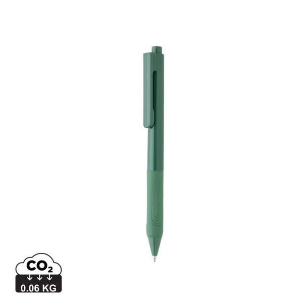  X9 solid pen with silicon grip - XD Collection Green 