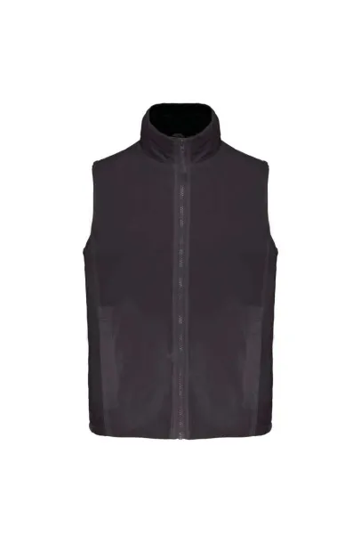 RECORD FLEECE LINED BODYWARMER - Kariban Tamno siva Black