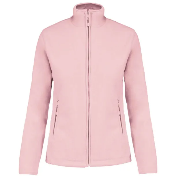 MAUREEN LADIES' FULL ZIP MICROFLEECE JACKET - Kariban Pale Pink