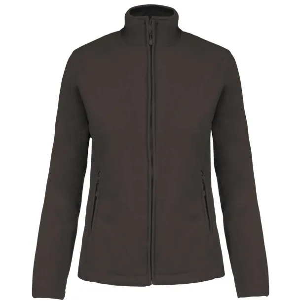 MAUREEN LADIES' FULL ZIP MICROFLEECE JACKET - Kariban Tamno siva