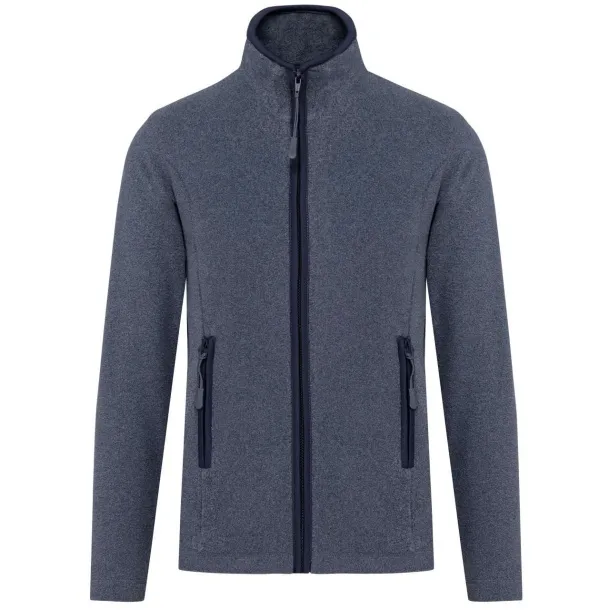 MAUREEN LADIES' FULL ZIP MICROFLEECE JACKET - Kariban French Navy Heather