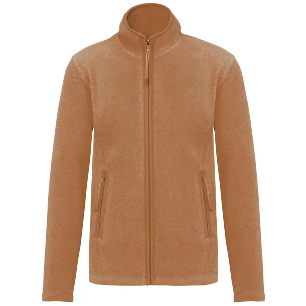 MAUREEN LADIES' FULL ZIP MICROFLEECE JACKET - Kariban Camel Heather