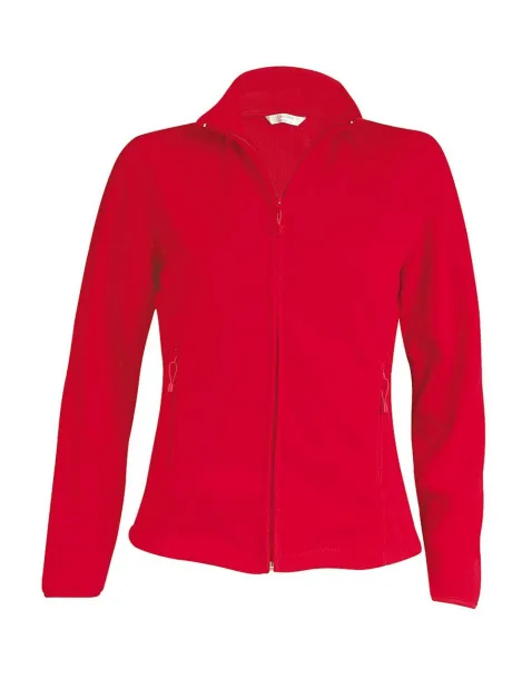 MAUREEN LADIES' FULL ZIP MICROFLEECE JACKET - Kariban Red