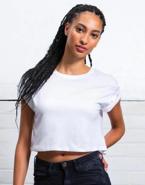  Women's Organic Crop Top T - Mantis