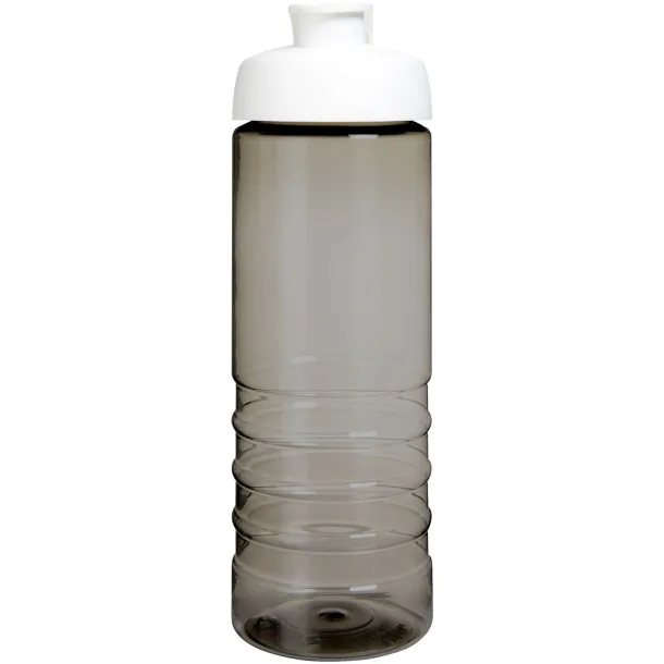 H2O Active® Eco Treble 750 ml flip lid sport bottle Charcoal White