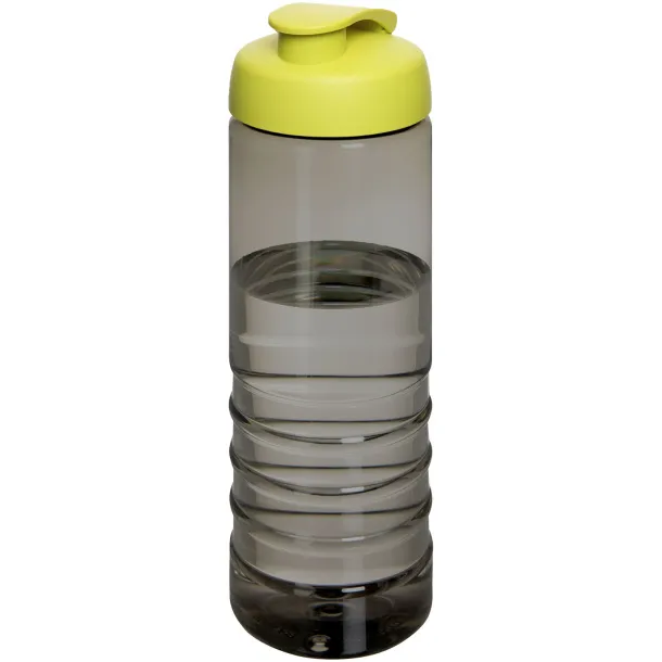 H2O Active® Eco Treble 750 ml flip lid sport bottle Charcoal Lime