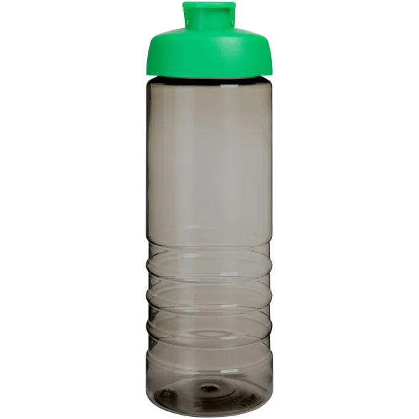 H2O Active® Eco Treble 750 ml flip lid sport bottle Charcoal Green