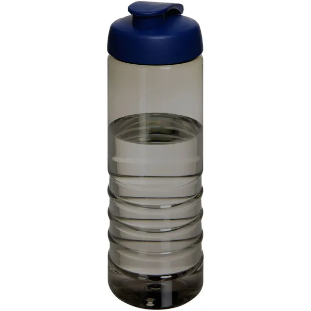 H2O Active® Eco Treble 750 ml flip lid sport bottle Charcoal Blue