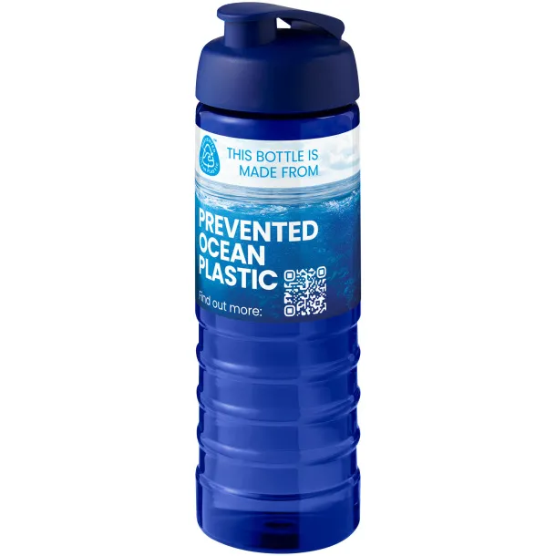 H2O Active® Eco Treble 750 ml flip lid sport bottle Blue Blue