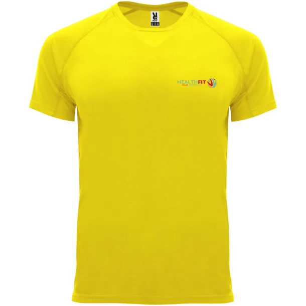 Bahrain short sleeve kids sports t-shirt - Roly Yellow