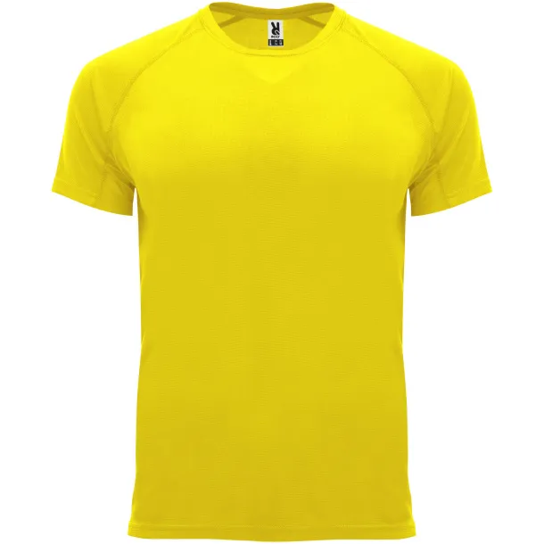 Bahrain short sleeve kids sports t-shirt - Roly Yellow