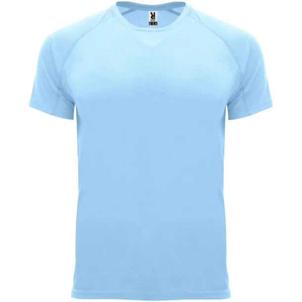 Bahrain short sleeve kids sports t-shirt - Roly Sky blue