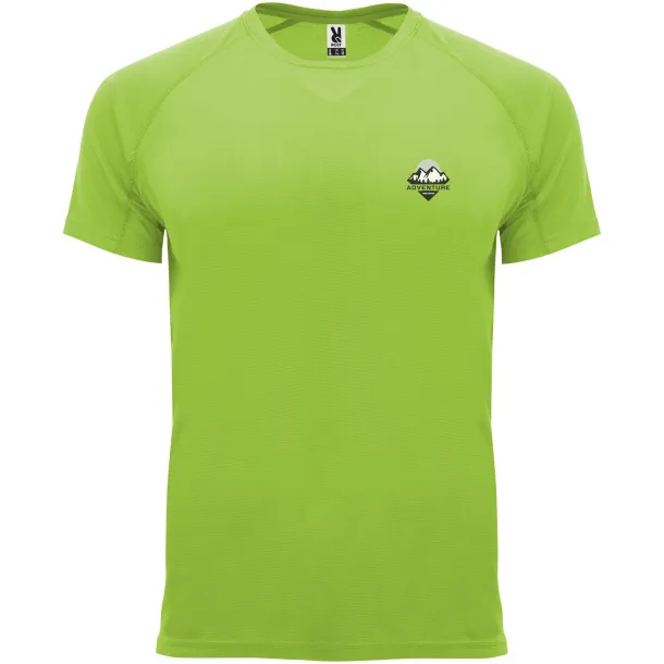 Bahrain short sleeve kids sports t-shirt - Roly Lime