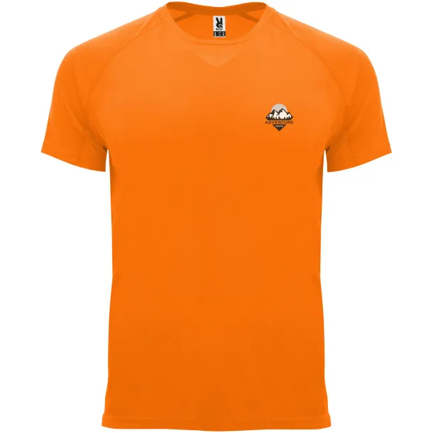 Bahrain short sleeve kids sports t-shirt - Roly Fluor Orange