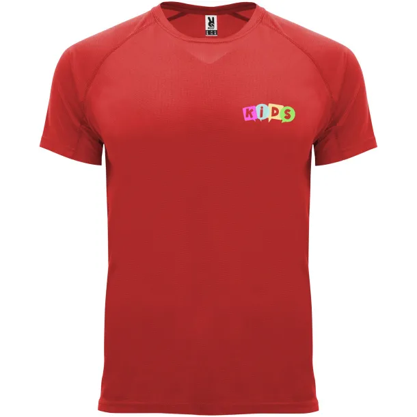 Bahrain short sleeve kids sports t-shirt - Roly Red