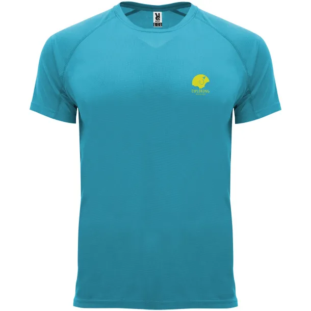 Bahrain short sleeve kids sports t-shirt - Roly Turquois