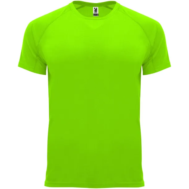 Bahrain short sleeve kids sports t-shirt - Roly Fluor Green