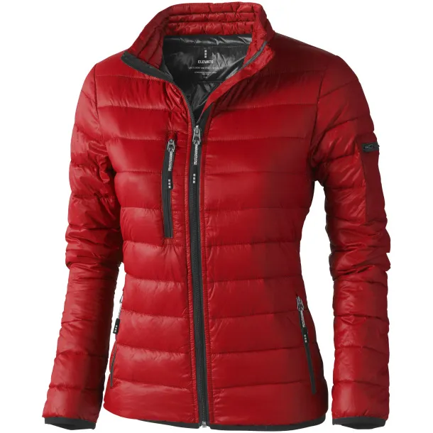 Scotia light down ladies jacket - Elevate Life Red